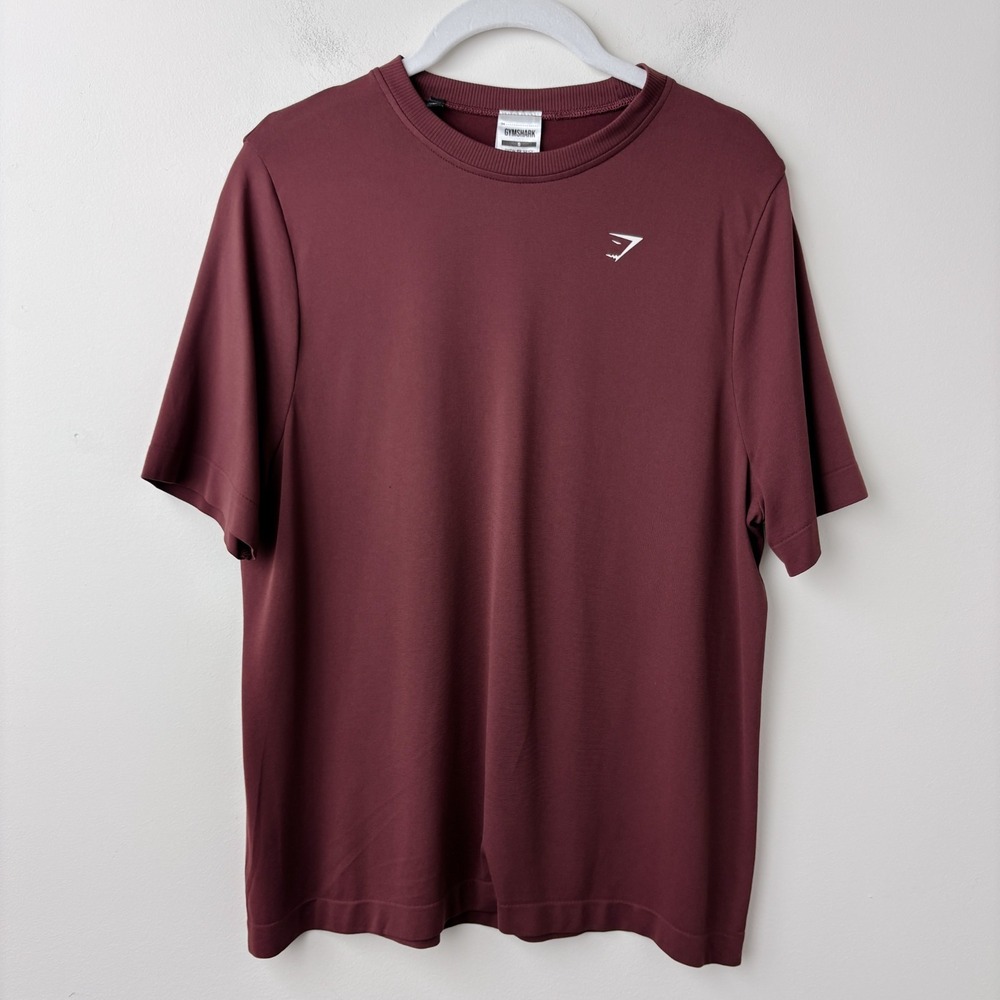 Gymshark Everyday Seamless T-Shirt Womens Small Brown Short Sleeve Regular Fit
